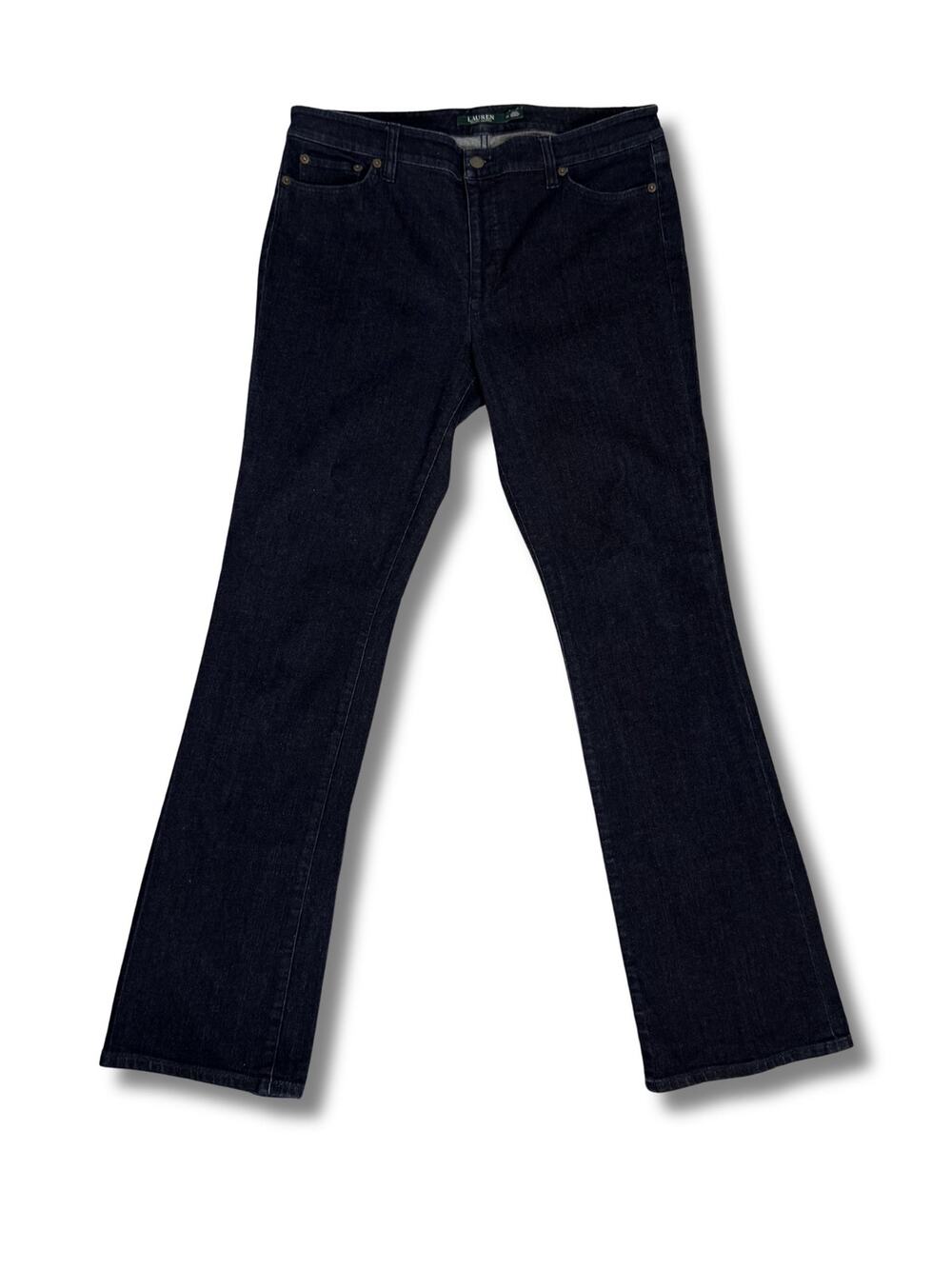 Women’s Lauren Ralph Lauren Premier Skinny Boot Jeans, Black Wash, 14
